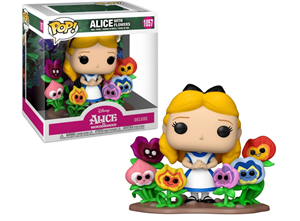 اکشن فیگور 9 سانتی فانکو پاپ آلیس در میان گل ها مدل Funko POP - Deluxe - Disney - Alice in Wonderland - Alice with Flowers _اسباب بازی